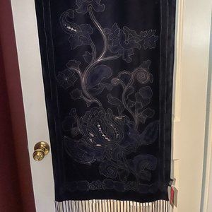 Regal Blue Velvet Evening Wrap-Scarf by Style & Co. by Macy's - NWT